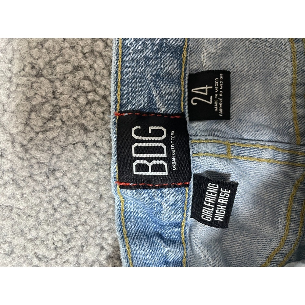 BDG womens shorts girlfriend high rise size 24 country couture girlcore urban ou - Picture 5 of 7